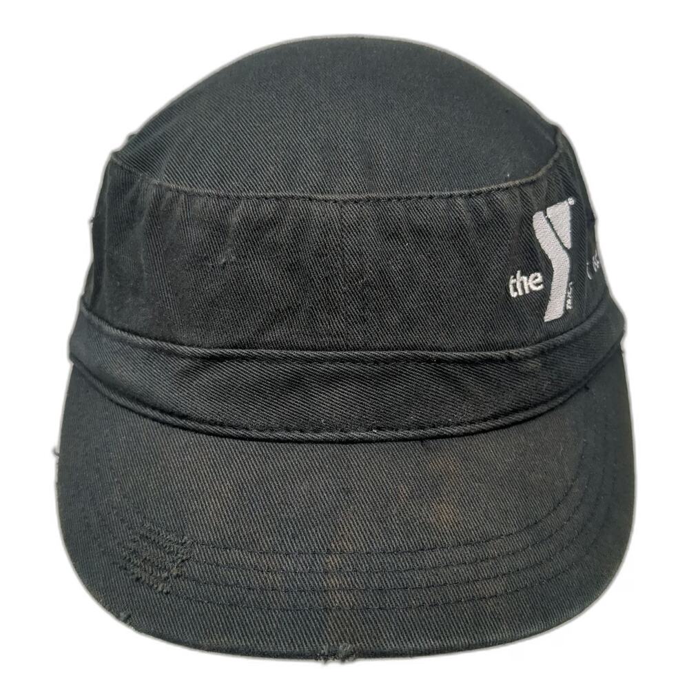 District Threads Army Cap Black One Size YMCA Camp Horsethief Reservoir Hat